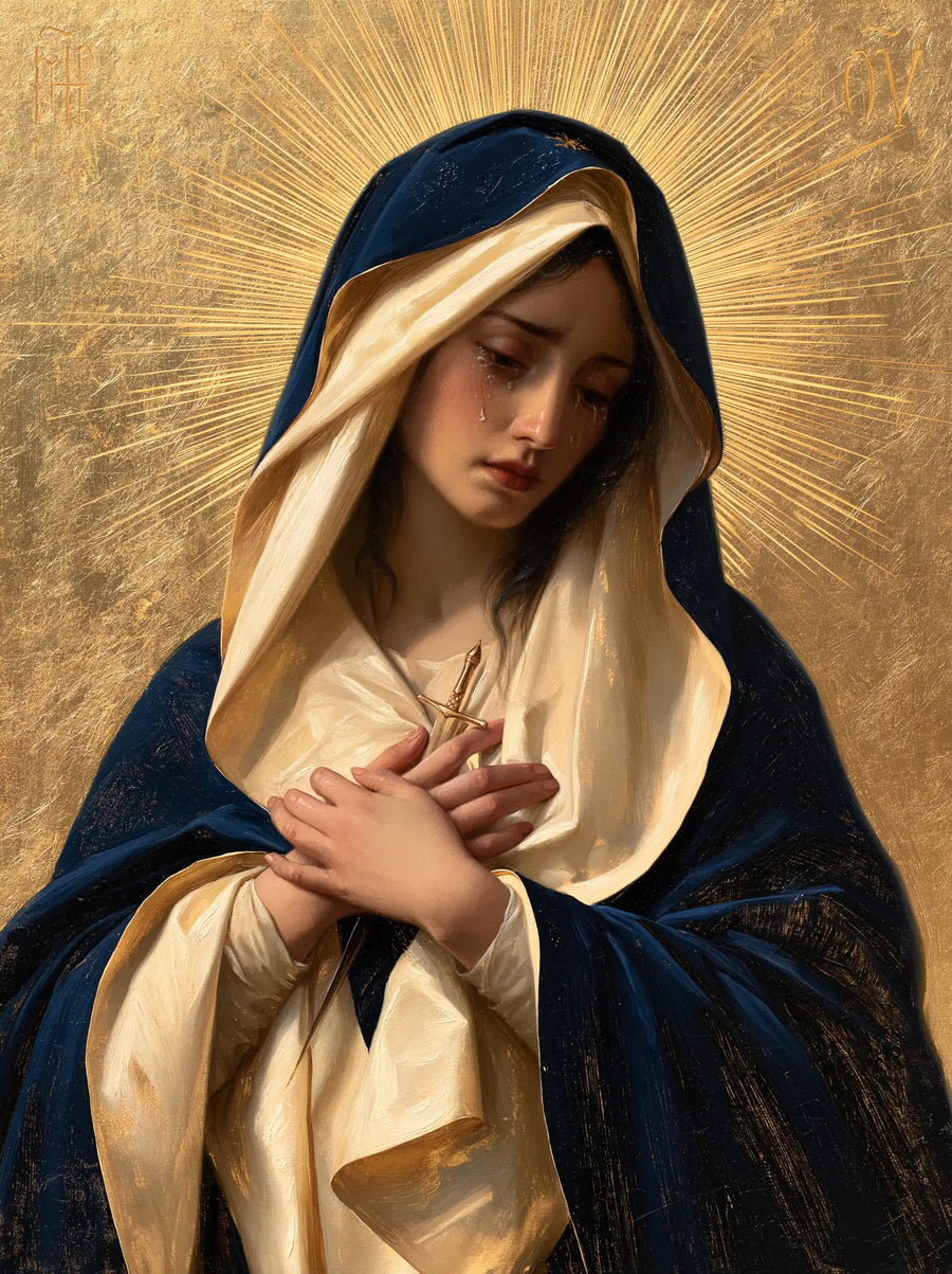 Our Lady of Sorrows - Sacred Gold · Portrait n° 15