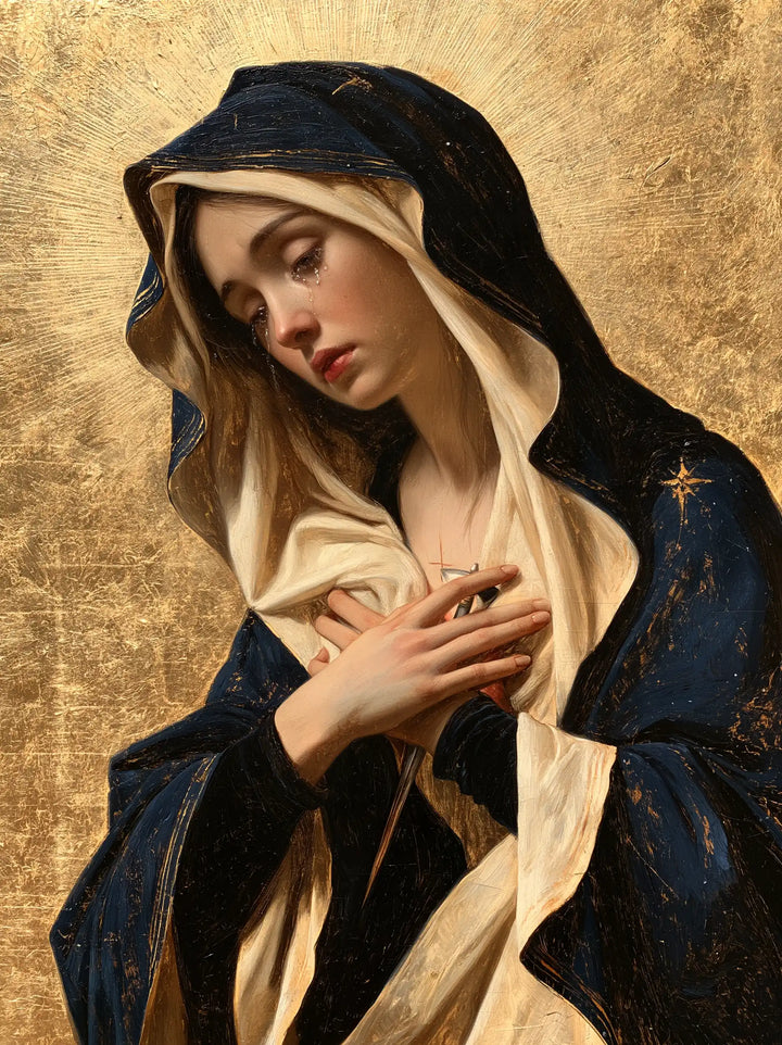 Our Lady of Sorrows - Sacred Gold · Portrait n° 19
