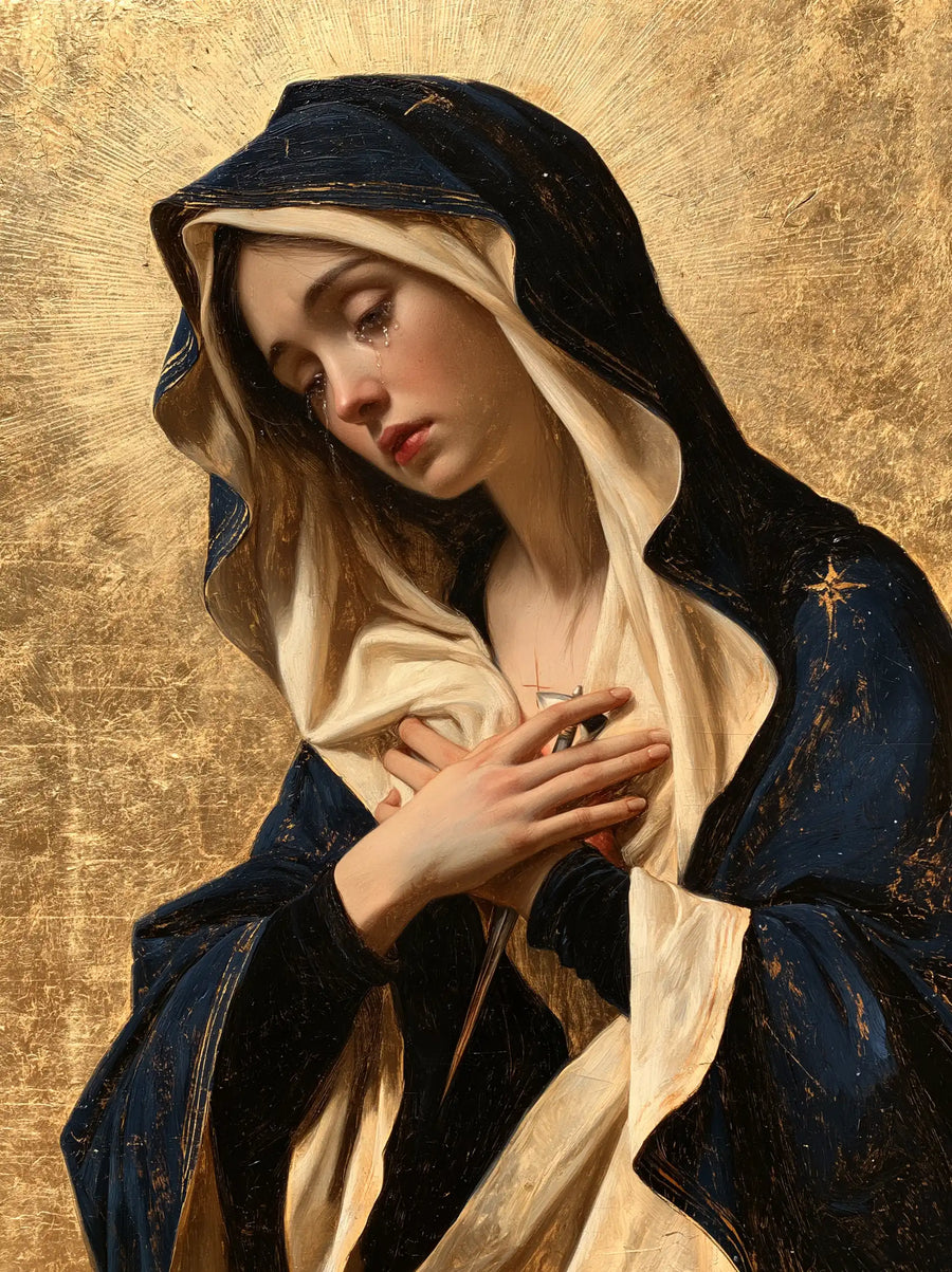 Our Lady of Sorrows - Sacred Gold · Portrait n° 19