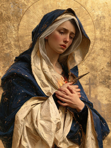 Our Lady of Sorrows - Sacred Gold · Portrait n° 20