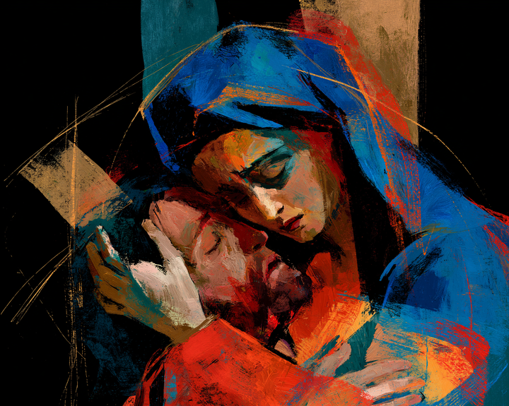 The Pietà — Trust Within the Blue