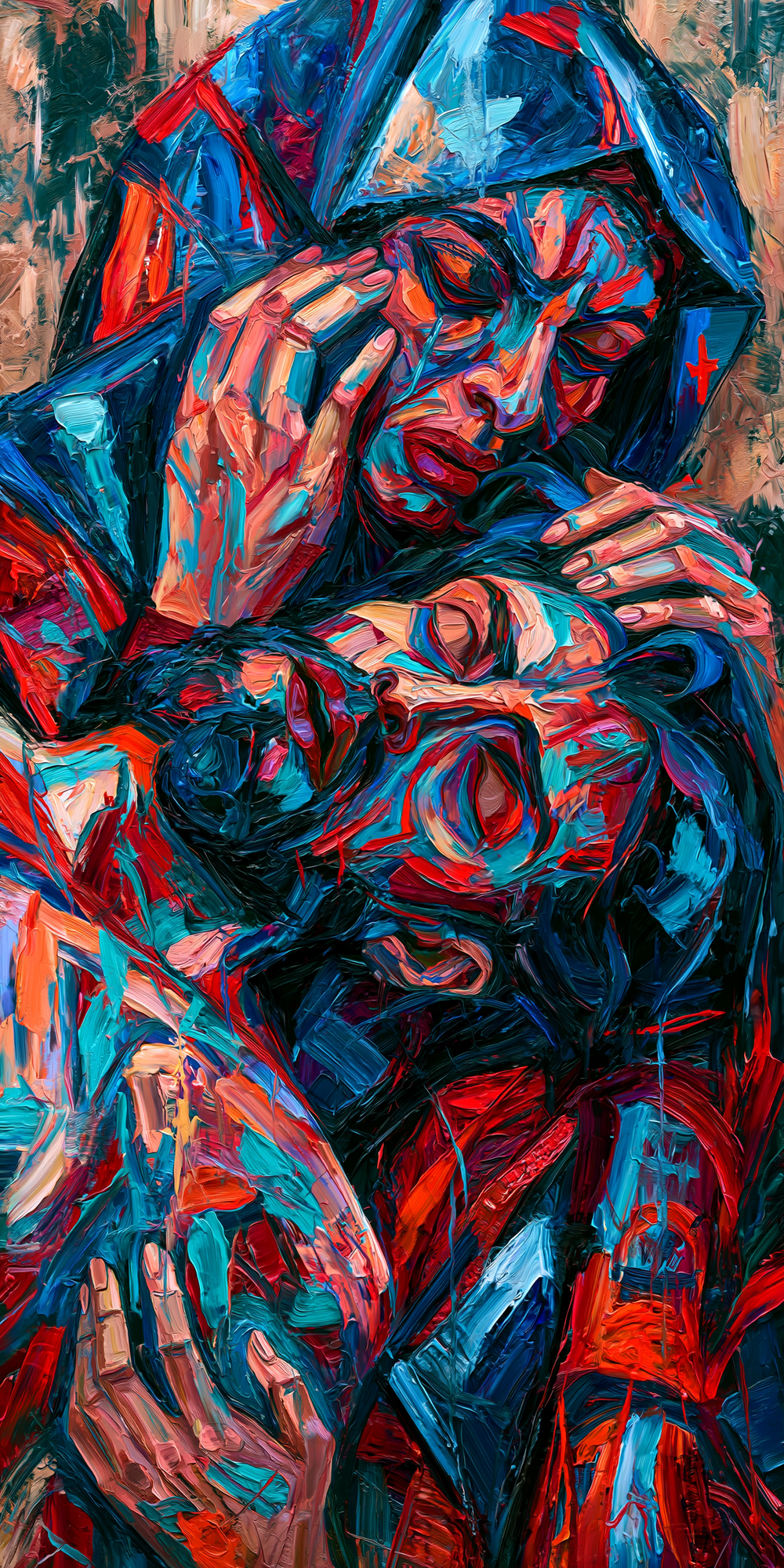 La Pietà - Expressionist · Portrait n° 2 - ศิลปะคริสเตียน