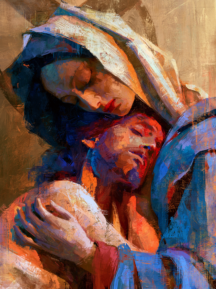 La Pietà - Expressionist · Portrait n° 9