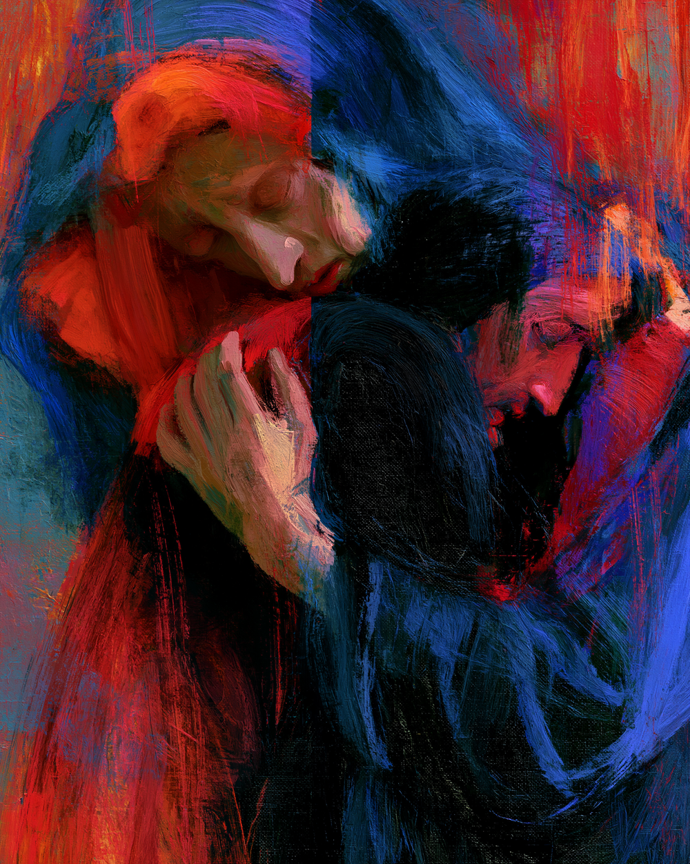 La Pietà - Expressionist · Portrait n° 11 - ศิลปะคริสเตียน