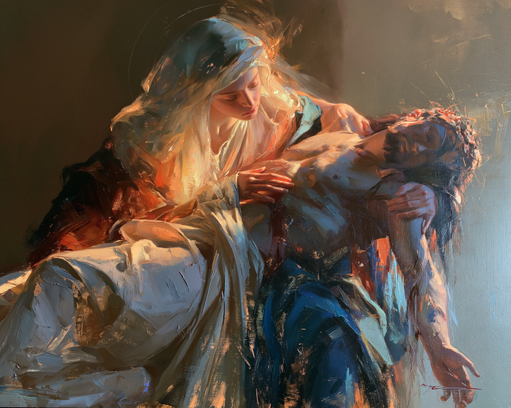 The Pietà — The Light Holds the Body