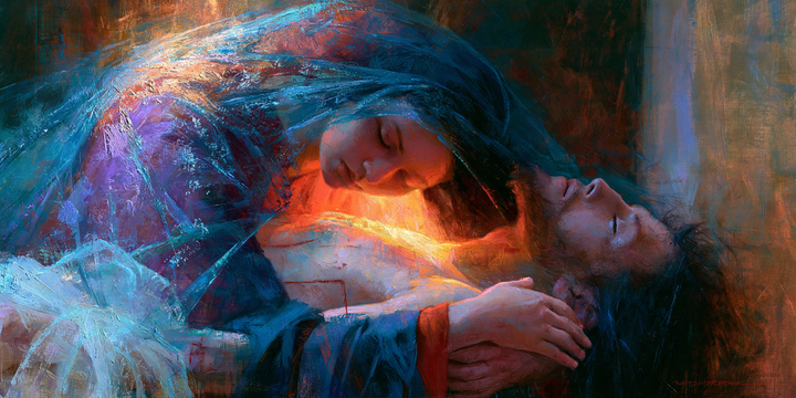 The Pietà — The Ember Beneath the Blue