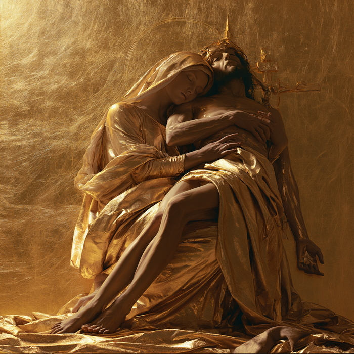 The Pietà — Rest Upon a Throne of Light