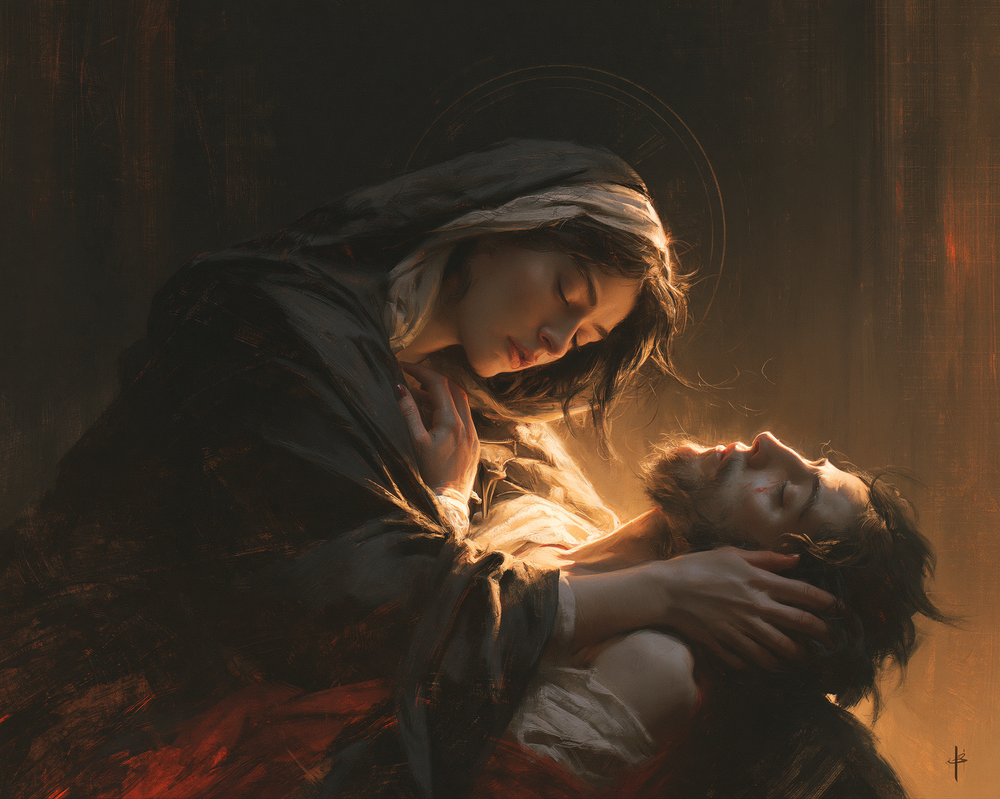 La Pietà - สัญลักษณ์ศีลมหาสนิท · ภูมิทัศน์หมายเลข 5 - ศิลปะคริสเตียน