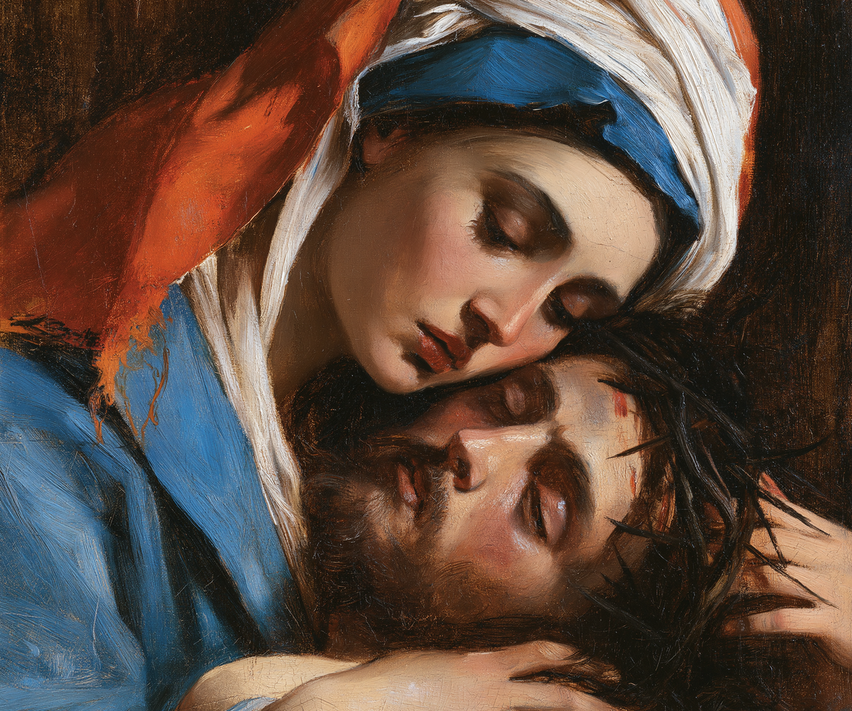 La Pietà - Psychological close-up view · Landscape n° 1