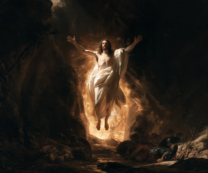 The Resurrection of Jesus Christ - Black and Gold · Landscape n° 1