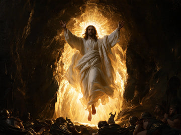 The Resurrection of Jesus Christ - Black and Gold · Landscape n° 7