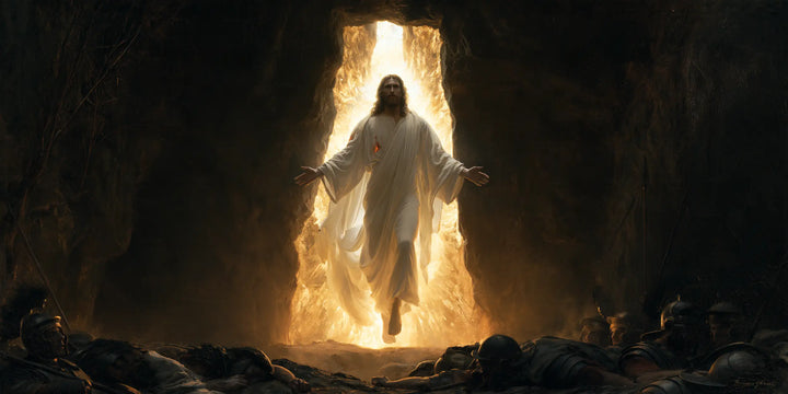 The Resurrection of Jesus Christ - Black and Gold · Landscape n° 16