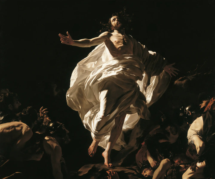 The Resurrection of Jesus Christ - Caravaggio Tenebrism · Landscape n° 2