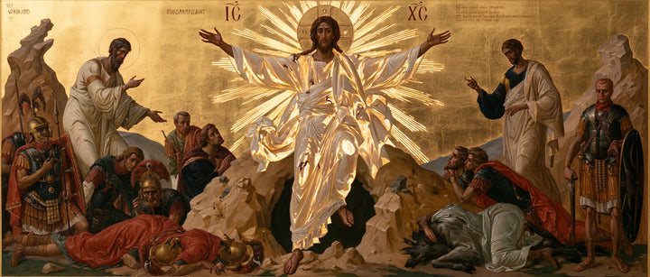 The Resurrection of Jesus Christ — The Circle of Witnesses beneath the Rays