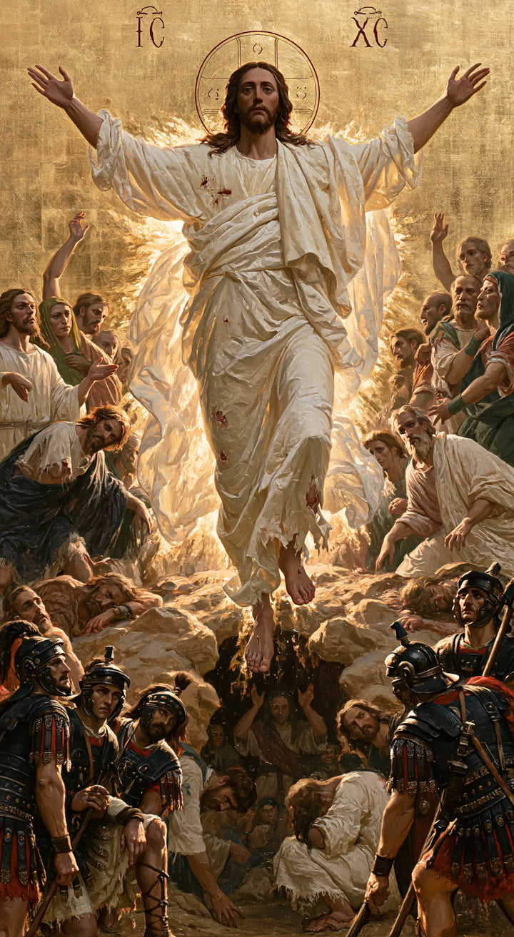 The Resurrection of Jesus Christ - Contemporary Byzantine · Portrait n° 3