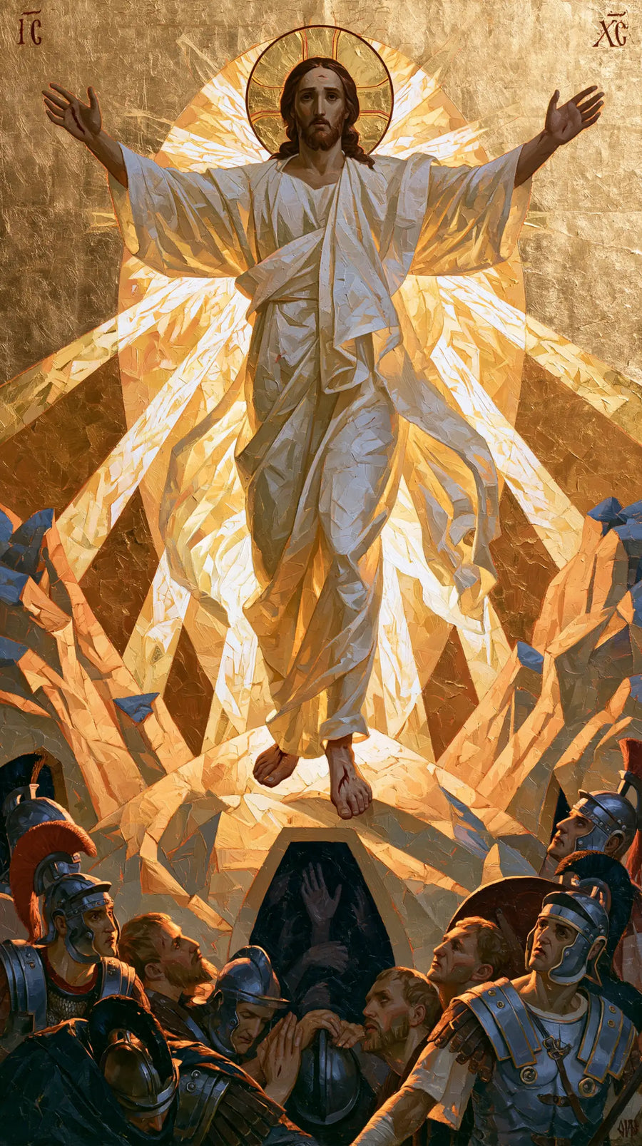 The Resurrection of Jesus Christ - Contemporary Byzantine · Portrait n° 5