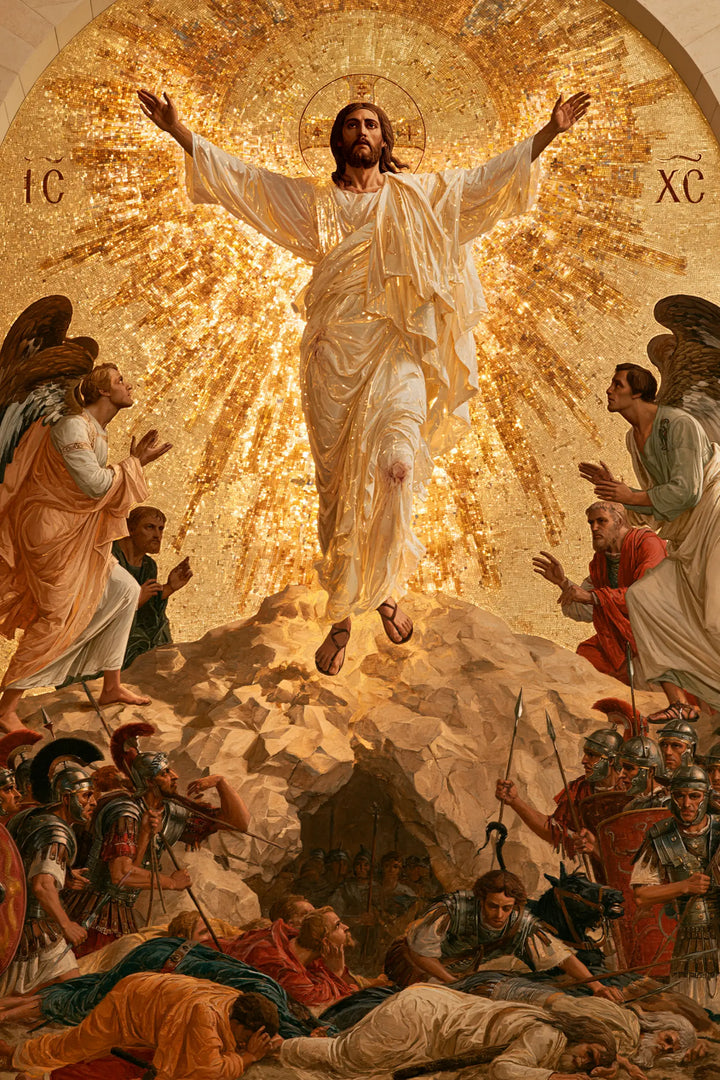 The Resurrection of Jesus Christ - Contemporary Byzantine · Portrait n° 9