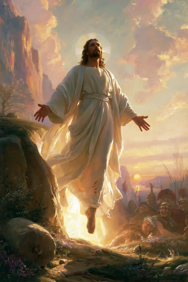 The Resurrection of Jesus Christ — The Sky Blooming with Golden Clouds
