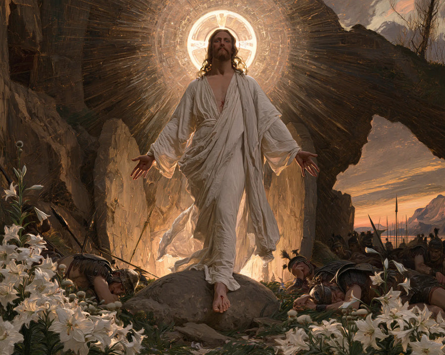 The Resurrection of Jesus Christ — The White Circle above the Lilies