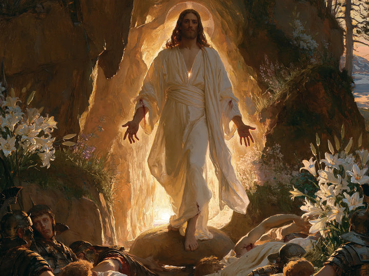 The Resurrection of Jesus Christ — Open Hands in the Amber Garden