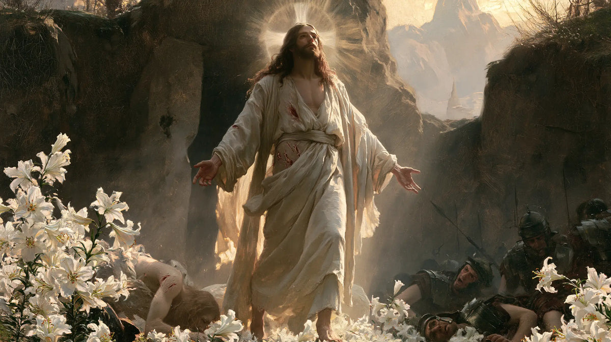 The Resurrection of Jesus Christ — Flowers beneath the Heavenward Gaze