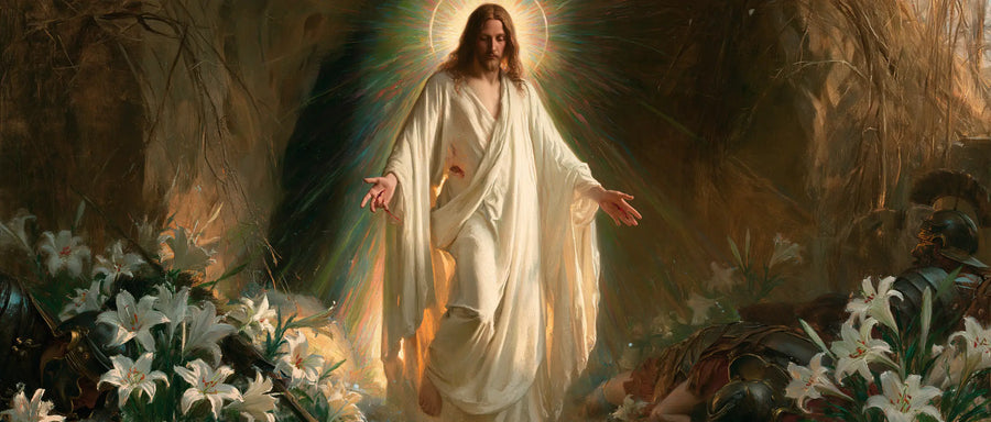 The Resurrection of Jesus Christ — The Green Ray behind the White Robe