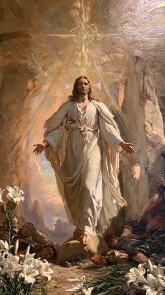 The Resurrection of Jesus Christ — Shards of Sky upon the Flowered Path