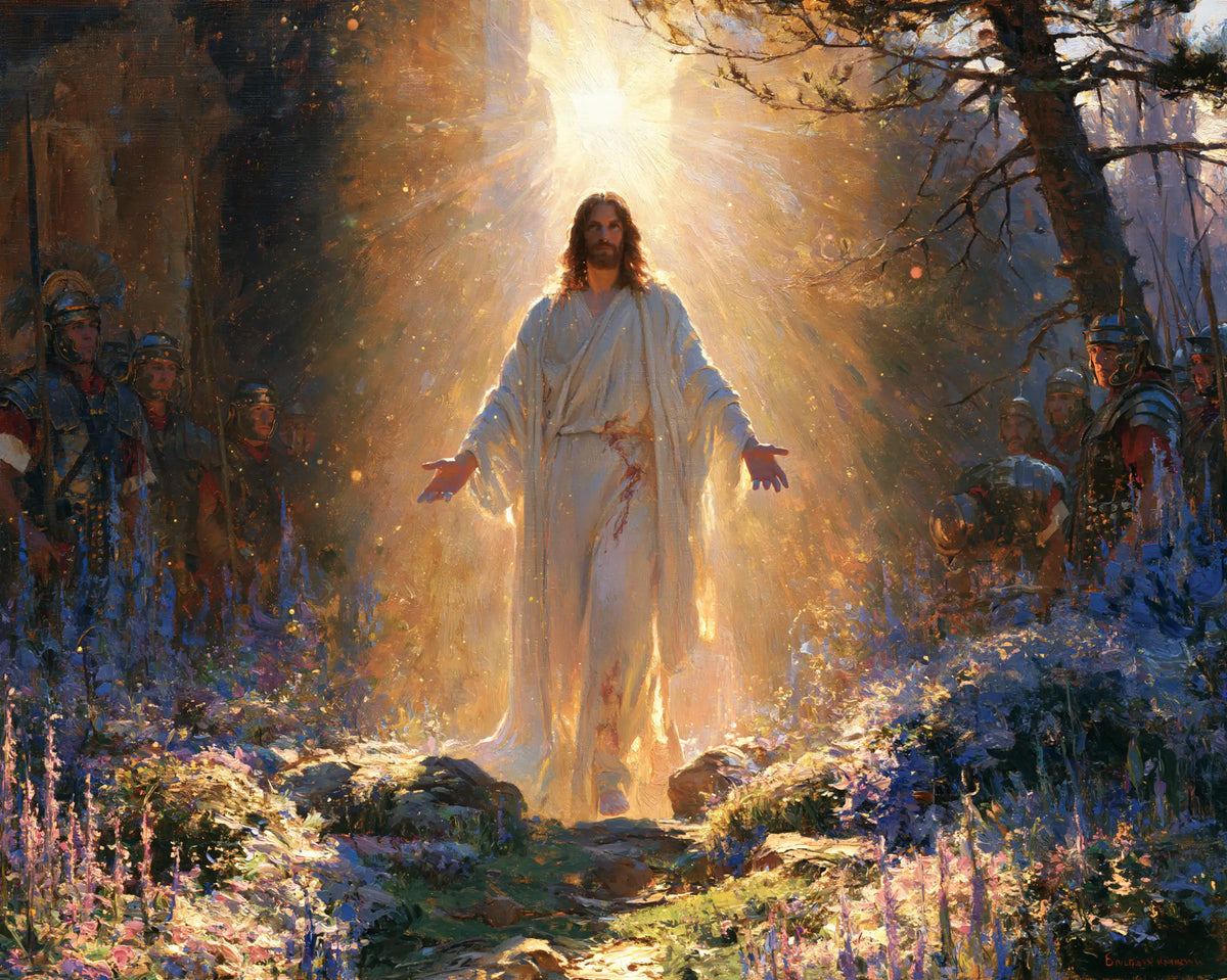 The Resurrection of Jesus Christ — The Path in Solar Dust