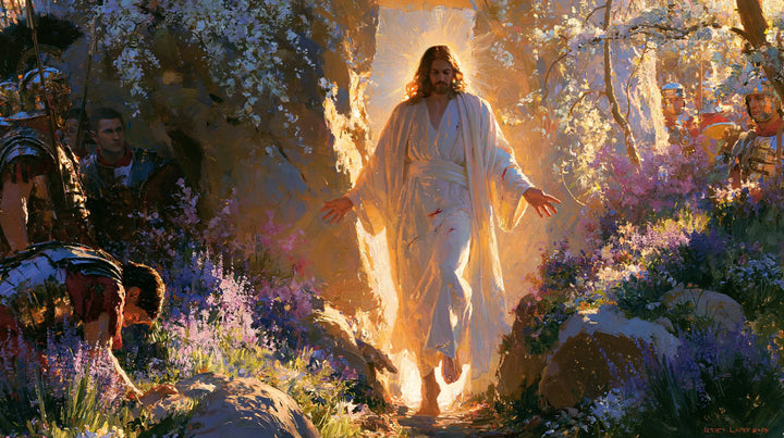 The Resurrection of Jesus Christ — Daylight between Bouquets of Blue