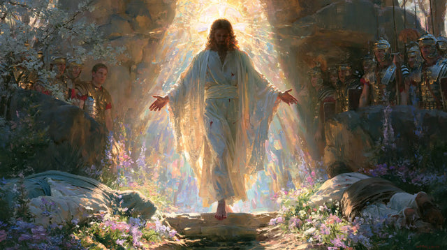The Resurrection of Jesus Christ — Palms in the Garden of Reflections