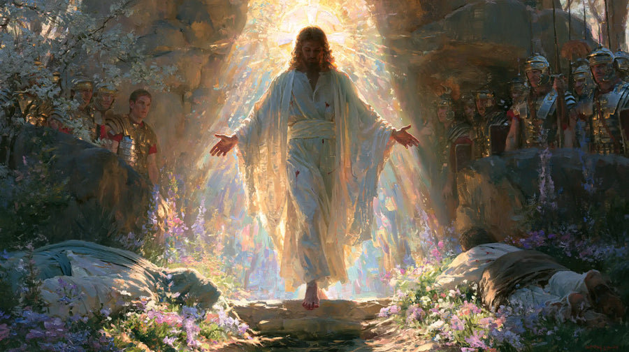 The Resurrection of Jesus Christ - Impressionist · Landscape n° 20