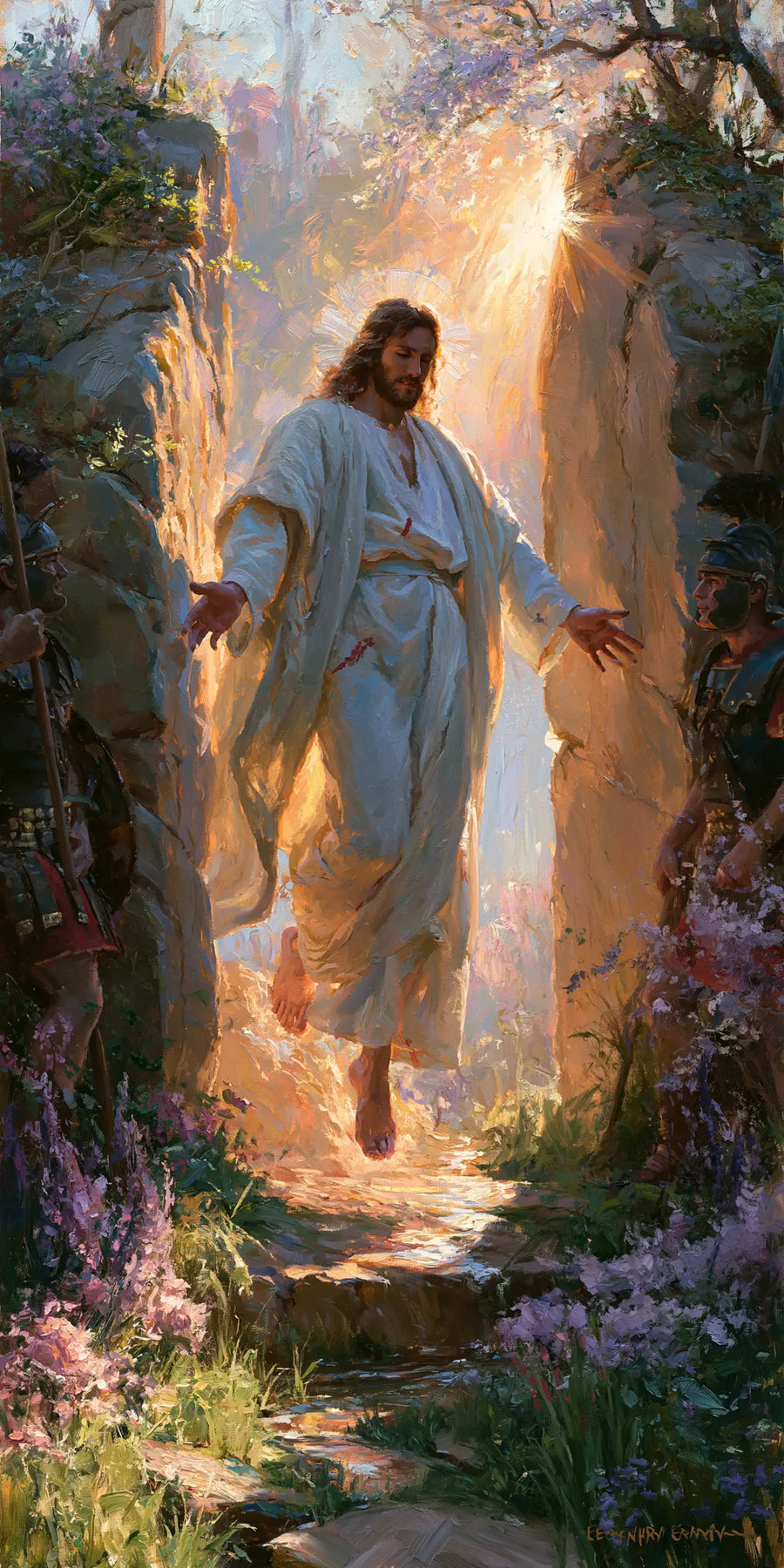The Resurrection of Jesus Christ - Impressionist · Portrait n° 2