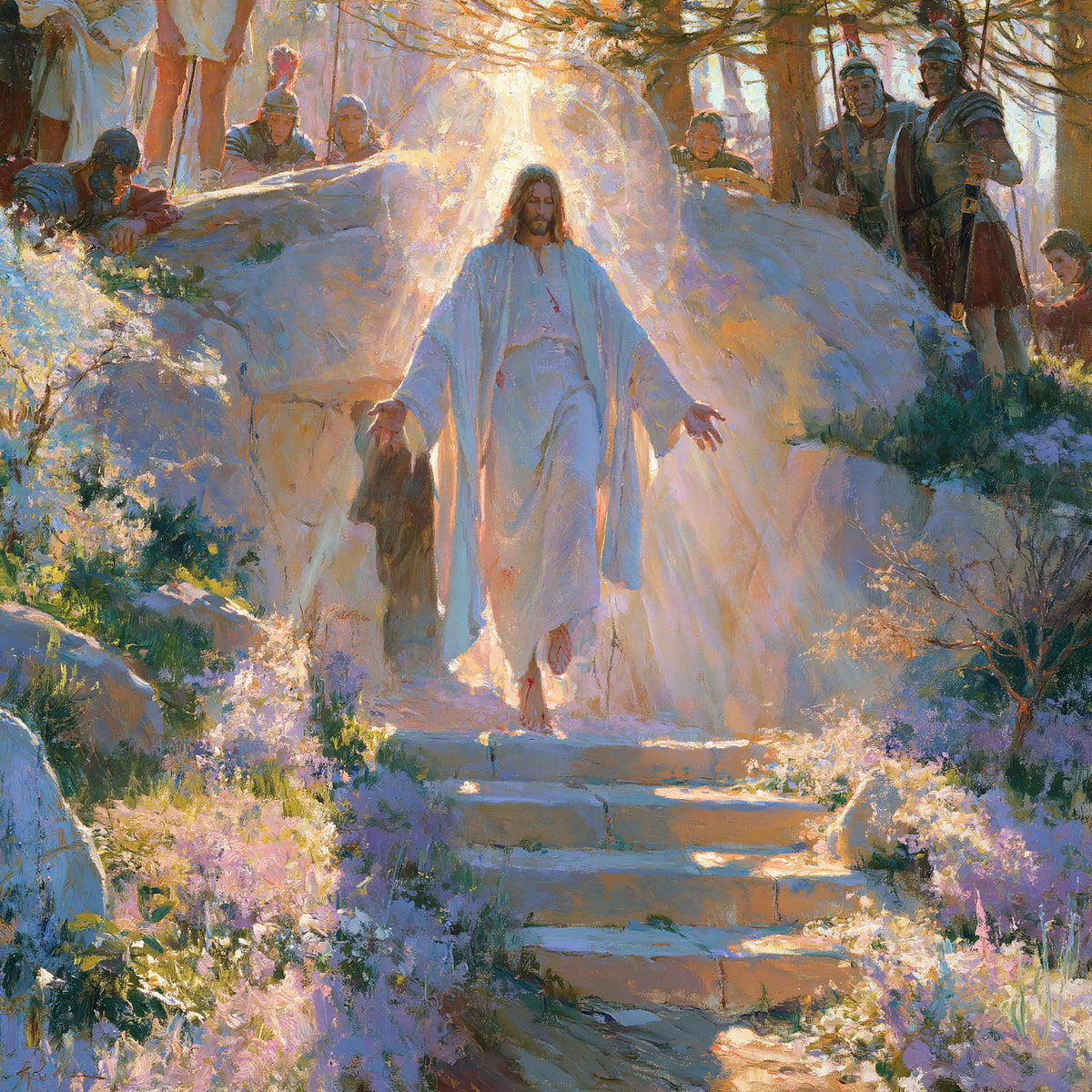 The Resurrection of Jesus Christ - Impressionist · Square n° 2