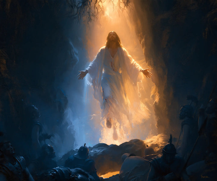 The Resurrection of Jesus Christ - Midnight-blue Chiaroscuro · Landscape n° 2
