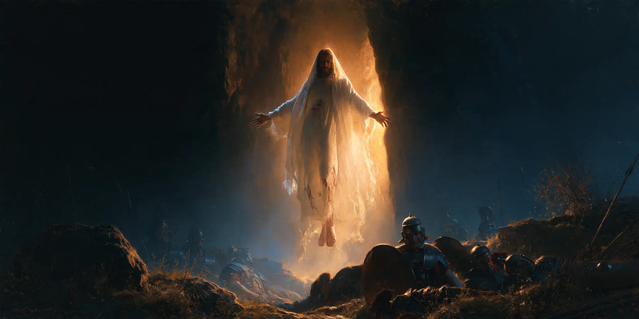 The Resurrection of Jesus Christ - Midnight-blue Chiaroscuro · Landscape n° 23