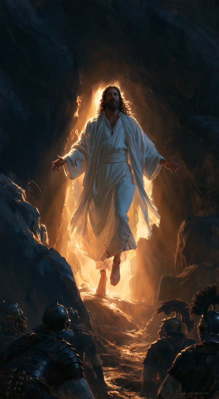 The Resurrection of Jesus Christ - Midnight-blue Chiaroscuro · Portrait n° 5