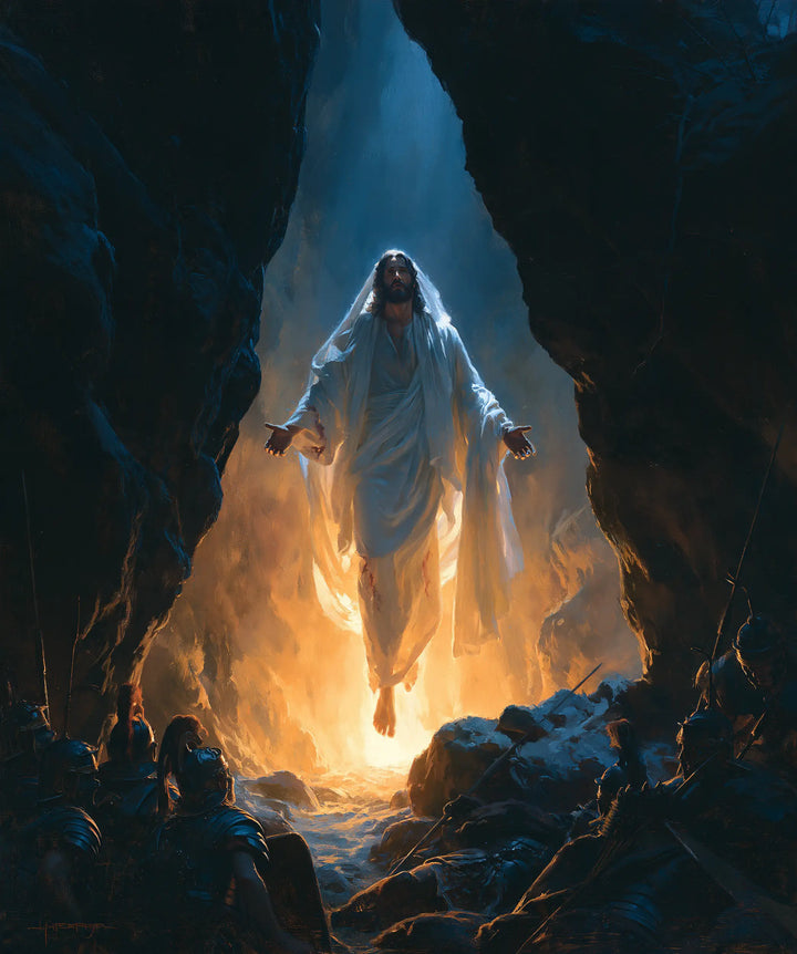 The Resurrection of Jesus Christ - Midnight-blue Chiaroscuro · Portrait n° 23
