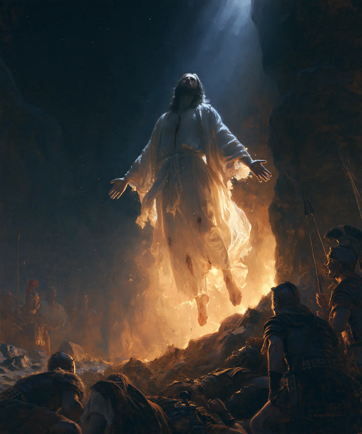 The Resurrection of Jesus Christ - Midnight-blue Chiaroscuro · Portrait n° 24