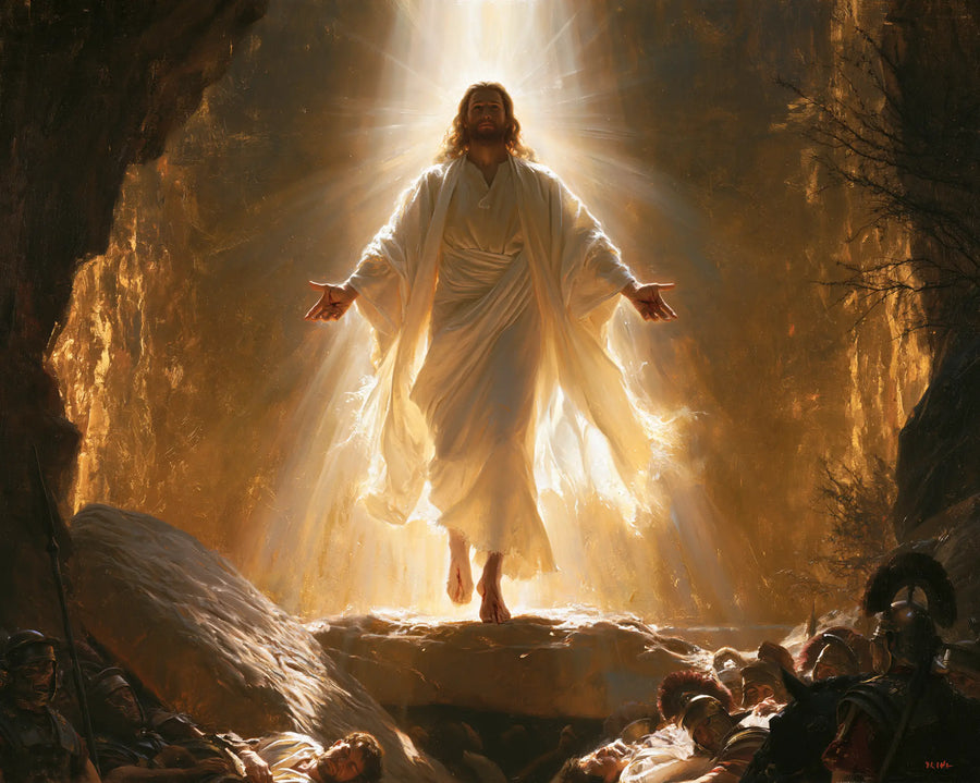 The Resurrection of Jesus Christ - Sacred Gold · Landscape n° 4