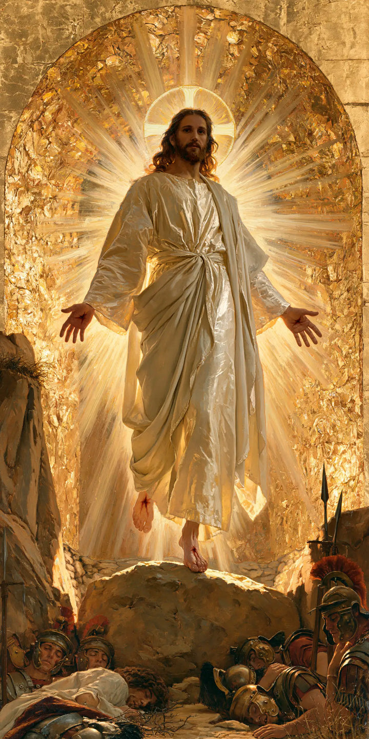 The Resurrection of Jesus Christ - Sacred Gold · Portrait n° 2