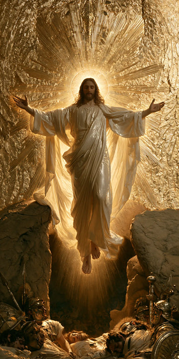 The Resurrection of Jesus Christ - Sacred Gold · Portrait n° 3