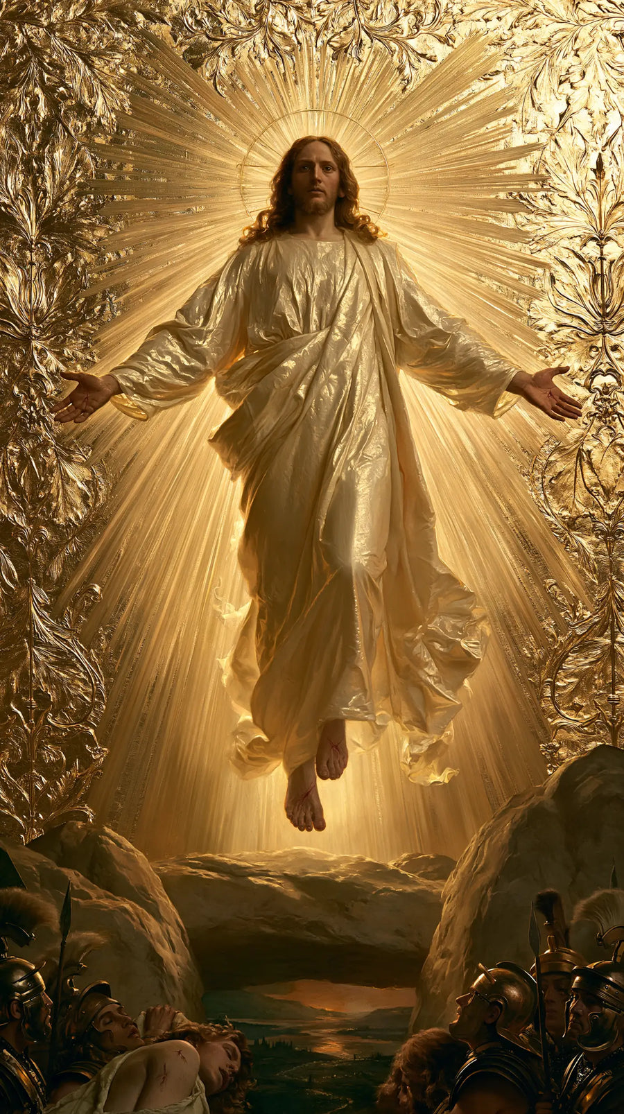 The Resurrection of Jesus Christ - Sacred Gold · Portrait n° 9