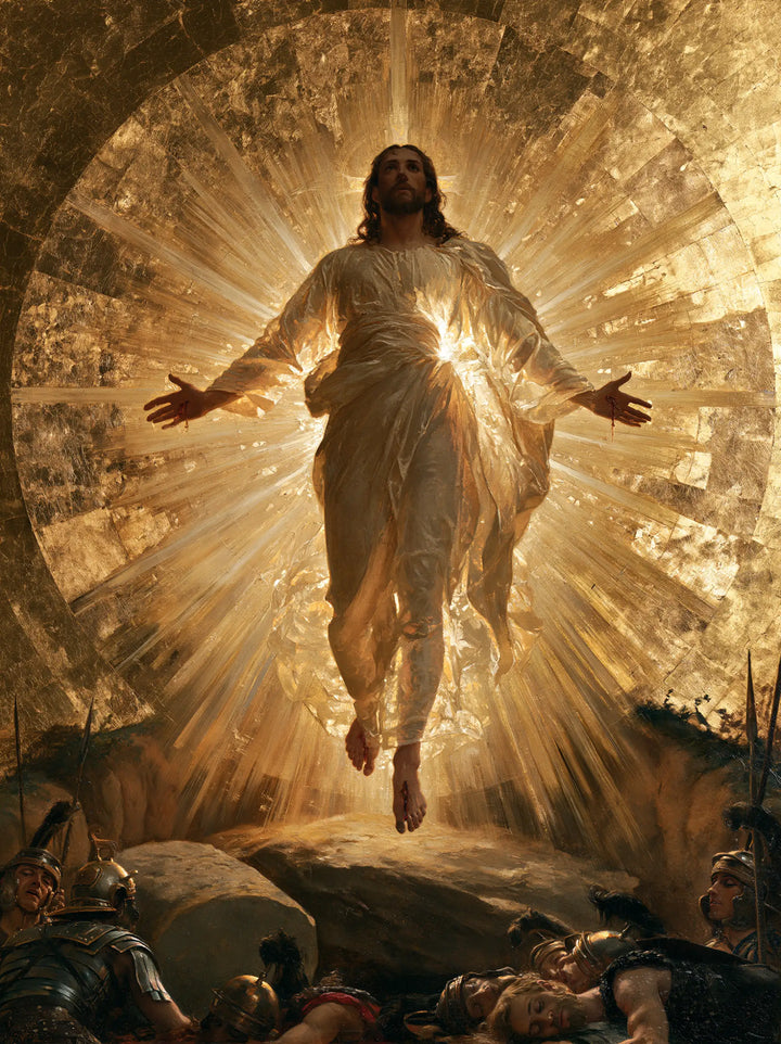 The Resurrection of Jesus Christ — The Golden Wheel behind the Living One