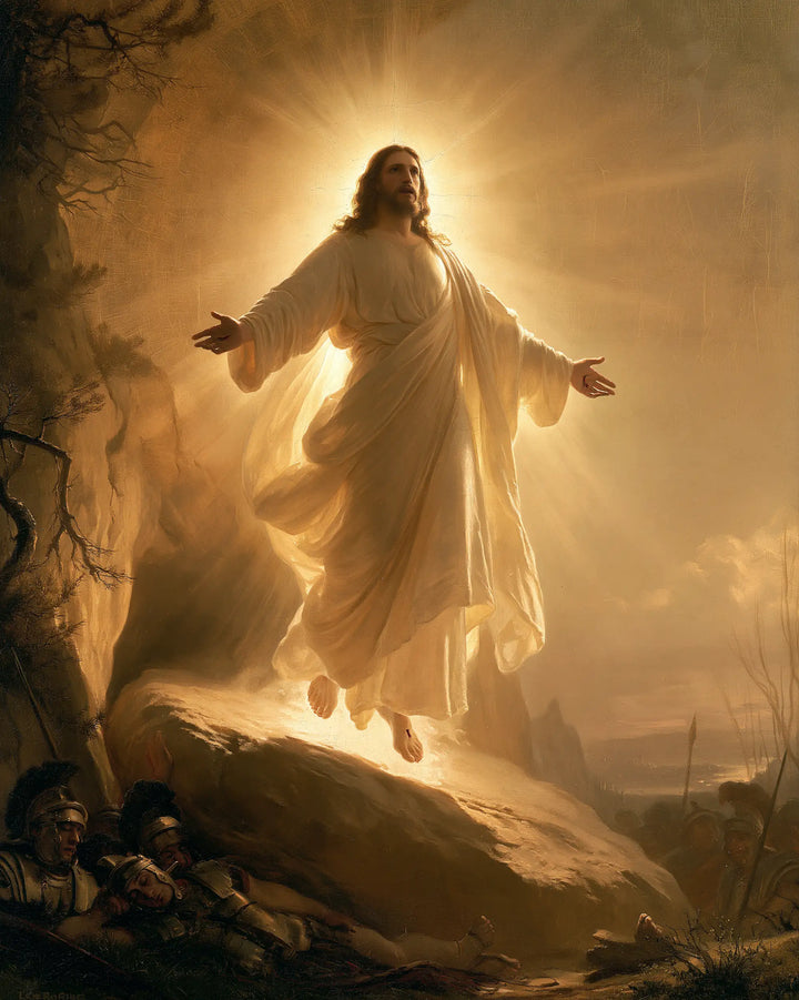The Resurrection of Jesus Christ — Dawn beyond the Hillside