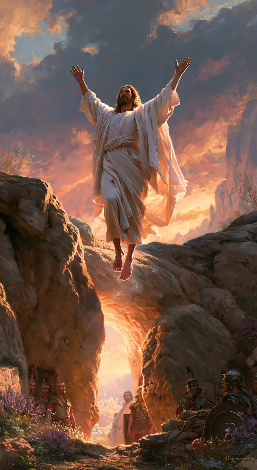 The Resurrection of Jesus Christ - Sacred Monumental View · Portrait n° 12
