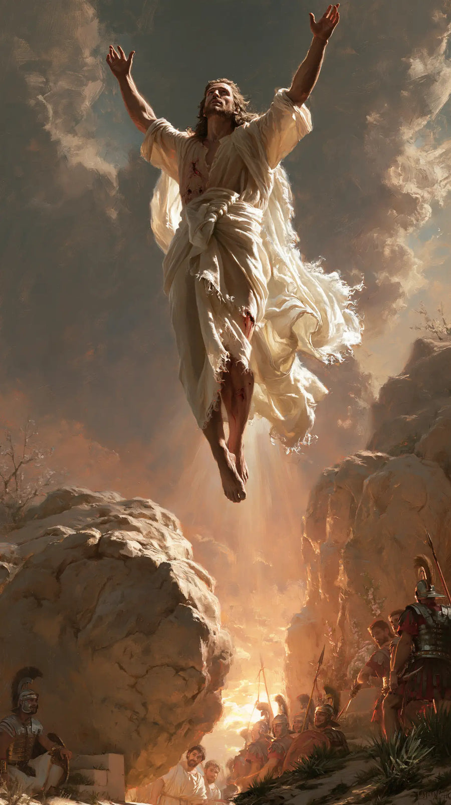 The Resurrection of Jesus Christ - Sacred Monumental View · Portrait n° 13