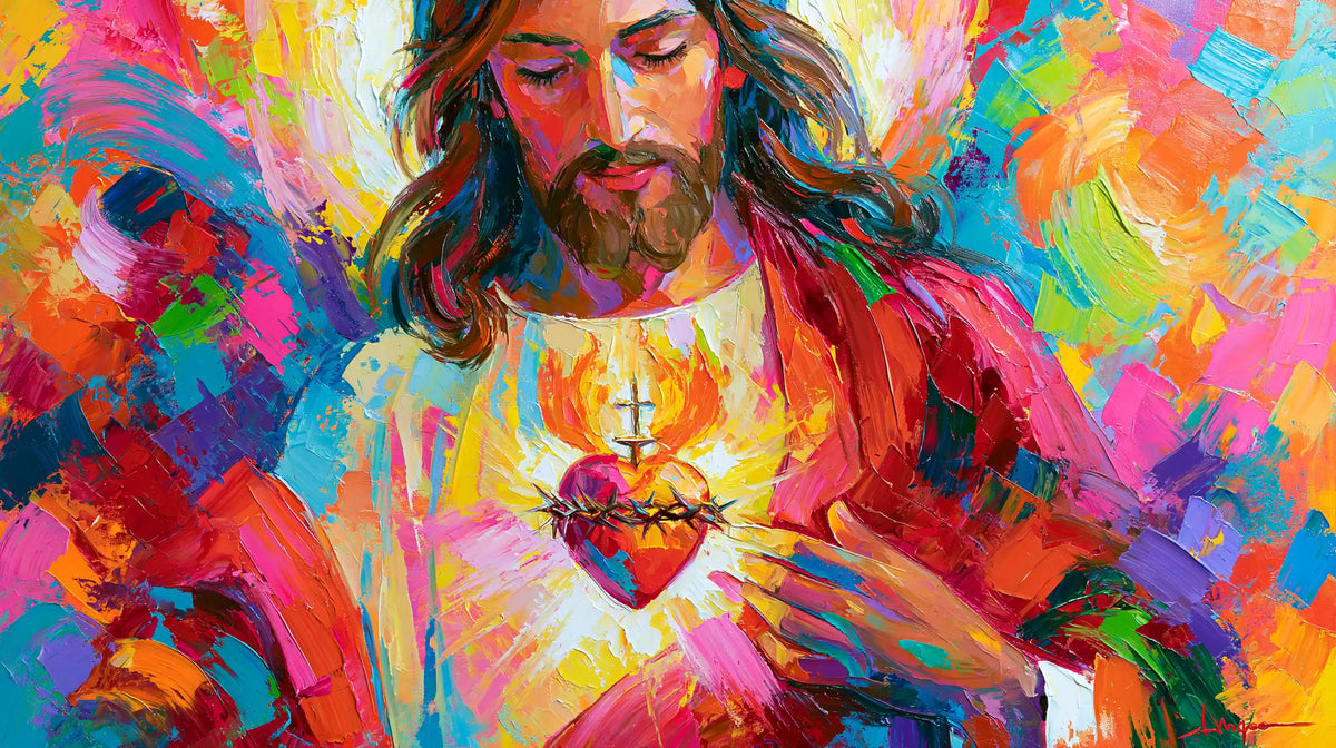Sacred Heart of Jesus – Ultra-Vibrant Expressionism · Landscape no. 3