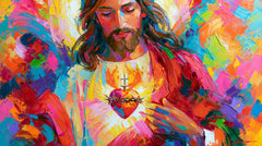 Sacred Heart of Jesus – Ultra-Vibrant Expressionism · Landscape no. 3