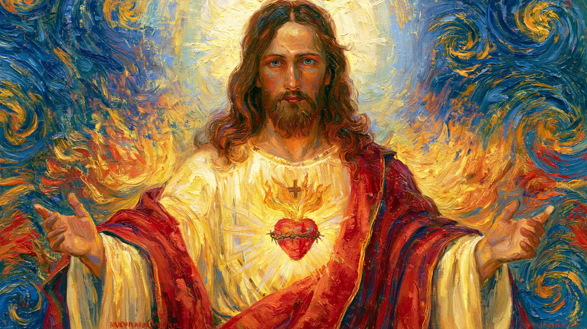 Sacred Heart of Jesus – Post-Impressionist · Landscape no. 16