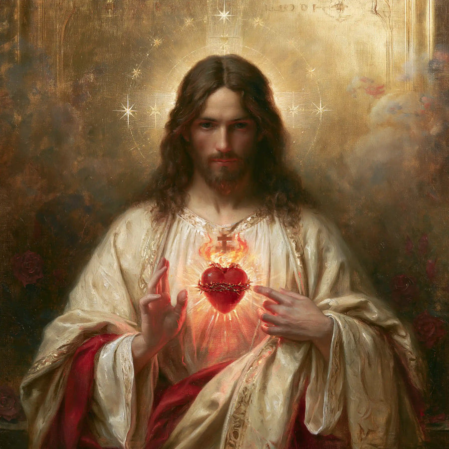 Sacred Heart of Jesus – Symbolist · Square no. 3